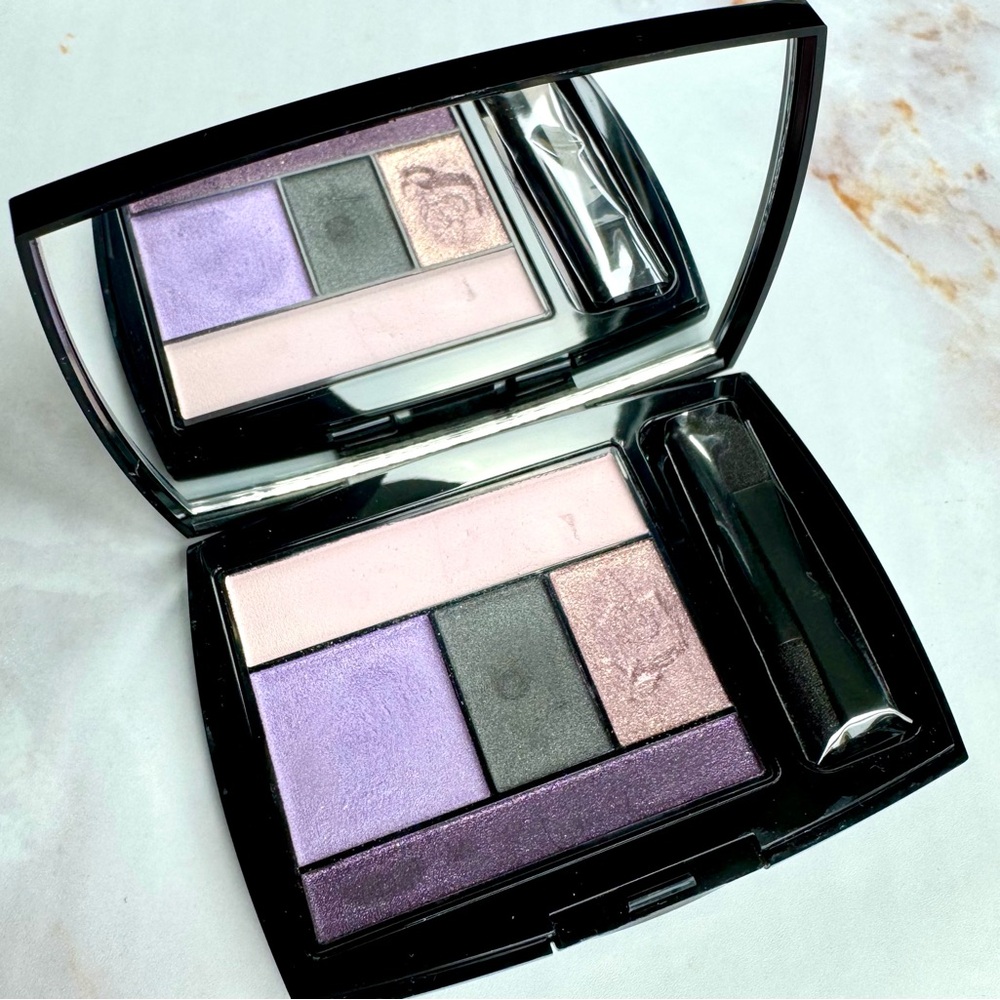 Lancôme 306 Lavender Grace Eyeshadow Palette Mirrored Compact Purple
